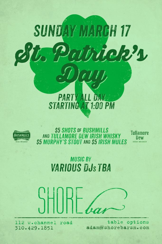 ShoreBar St Patty's Day 2013