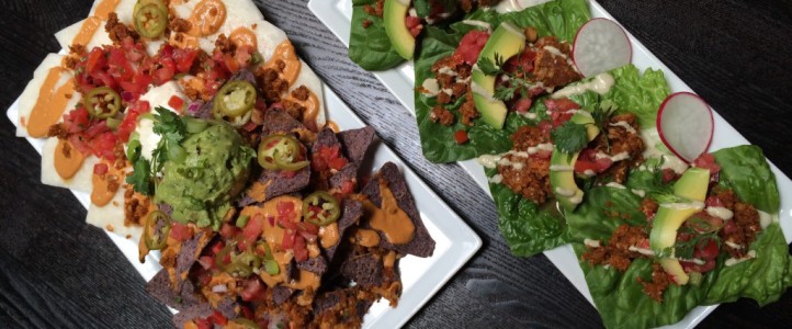 Nachos and Raw Tacos