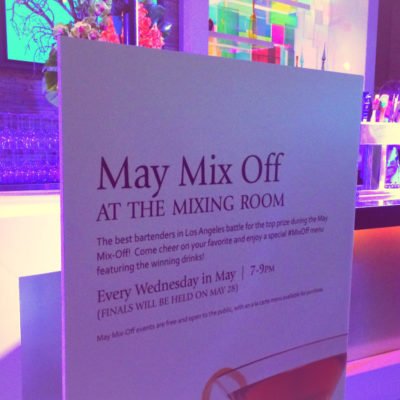 May Mix Off at the Mixing Room at the JW Mariott