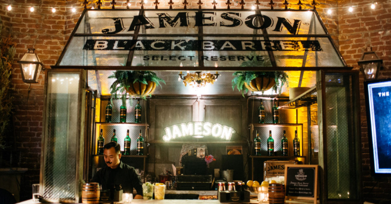 Movember with Jameson Black Barrel